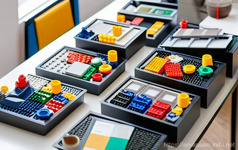 레고 조립 시간 비교 - **Prompt:** A highly detailed close-up of an adult (30s-40s, wearing casual attire like a t-shirt an...