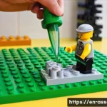 레고 커스텀 캐릭터 제작법 - **Prompt 1: Setting Up the Customization Workspace**
    "A brightly lit, clean workbench displaying...